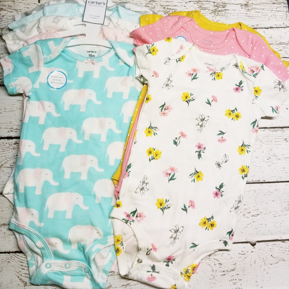 ***SOLD***Set of 8 Carter's Onesies